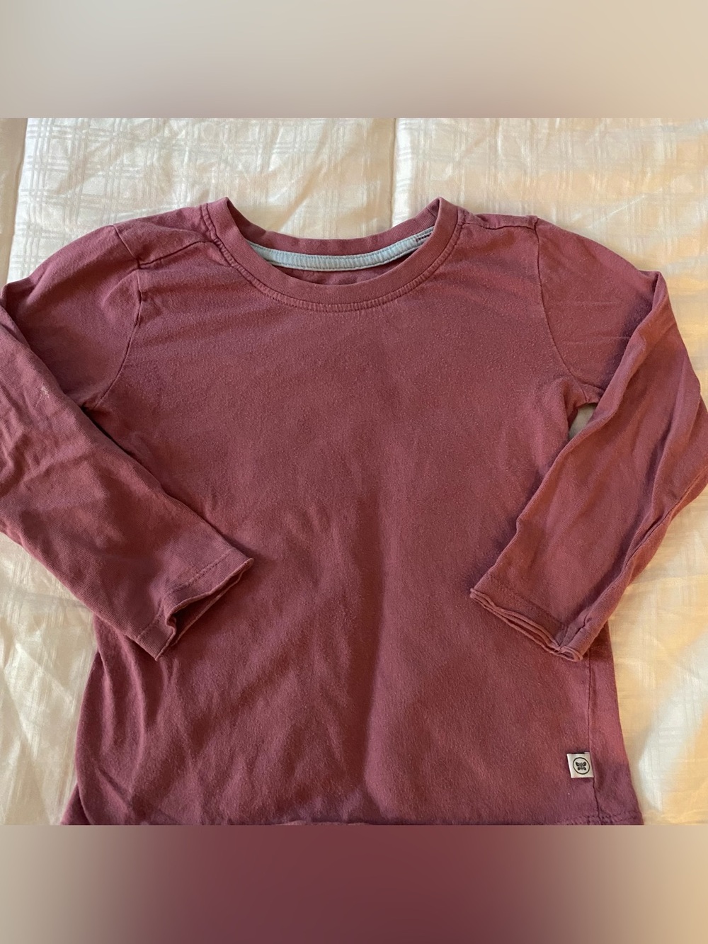 Honest Baby Clothing T-shirt Girls 3T Purple 100% Organic Cotton Outdoor Soft